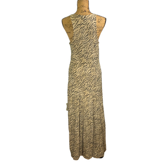 LAUREN‎ RALPH LAUREN Tan Animal Print Maxi Dress - NWT NFR Western Cowgirl - Picture 10 of 13